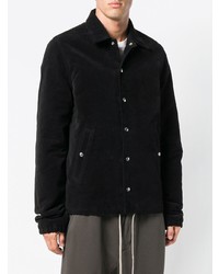 schwarze Shirtjacke von Rick Owens DRKSHDW