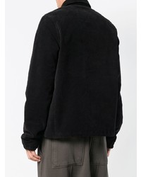 schwarze Shirtjacke von Rick Owens DRKSHDW