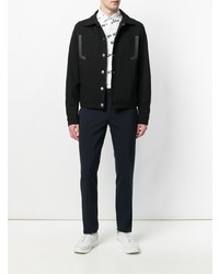 schwarze Shirtjacke von Dirk Bikkembergs