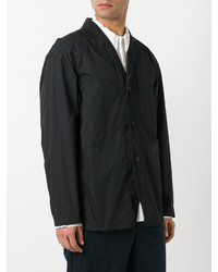 schwarze Shirtjacke von Issey Miyake