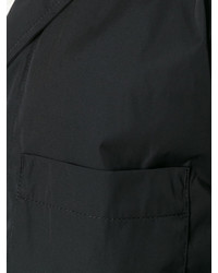 schwarze Shirtjacke von Issey Miyake