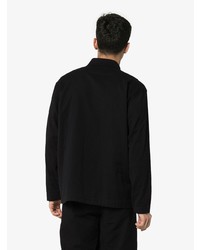 schwarze Shirtjacke von Issey Miyake