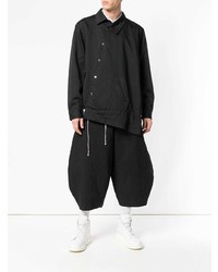 schwarze Shirtjacke von Comme Des Garcons Homme Plus