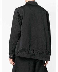 schwarze Shirtjacke von Comme Des Garcons Homme Plus