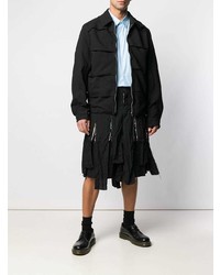 schwarze Shirtjacke von Comme Des Garcons Homme Plus