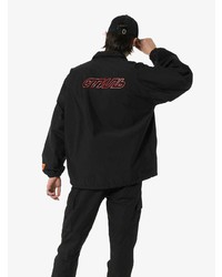 schwarze Shirtjacke von Heron Preston