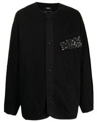 schwarze Shirtjacke von FIVE CM