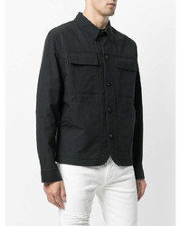 schwarze Shirtjacke von Helmut Lang