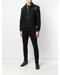 schwarze Shirtjacke von Saint Laurent