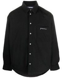 schwarze Shirtjacke von Jacquemus