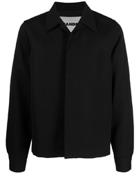 schwarze Shirtjacke von Jil Sander
