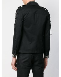 schwarze Shirtjacke von Saint Laurent