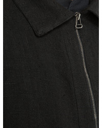 schwarze Shirtjacke