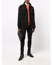 schwarze Shirtjacke von Balmain