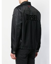 schwarze Shirtjacke von Diesel