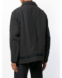 schwarze Shirtjacke von Ziggy Chen