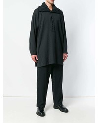 schwarze Shirtjacke von Issey Miyake Men