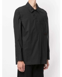 schwarze Shirtjacke von Wooyoungmi