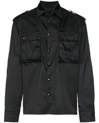 schwarze Shirtjacke von Prada
