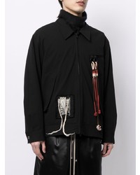 schwarze Shirtjacke von Song For The Mute