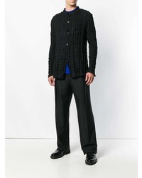 schwarze Shirtjacke von Issey Miyake