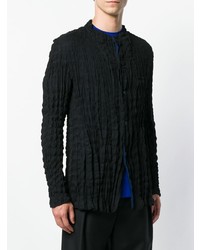 schwarze Shirtjacke von Issey Miyake