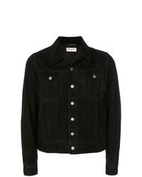schwarze Shirtjacke von Saint Laurent