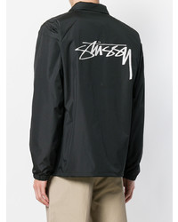 schwarze Shirtjacke von Stussy