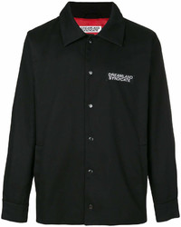 schwarze Shirtjacke