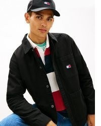 schwarze Shirtjacke von Tommy Jeans