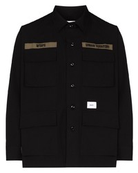 schwarze Shirtjacke von WTAPS