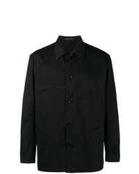 schwarze Shirtjacke von Yohji Yamamoto