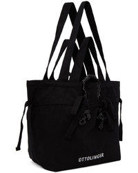 schwarze Shopper Tasche aus Jeans von Ottolinger