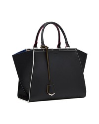 schwarze Shopper Tasche aus Leder von Fendi