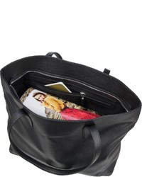 schwarze Shopper Tasche aus Leder von Abro