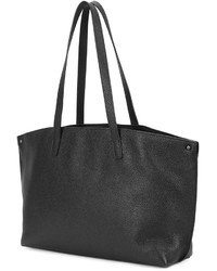 schwarze Shopper Tasche aus Leder von Akris