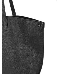 schwarze Shopper Tasche aus Leder von Akris