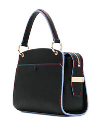 schwarze Shopper Tasche aus Leder von Bally