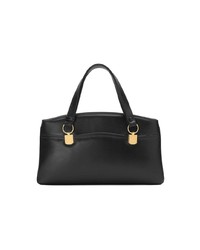 schwarze Shopper Tasche aus Leder von Gucci