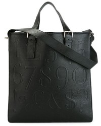 schwarze Shopper Tasche aus Leder von Assouline