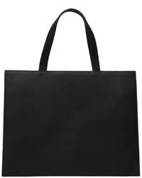 schwarze Shopper Tasche aus Leder von At.Kollektive