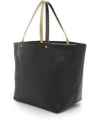 schwarze Shopper Tasche aus Leder von Deux Lux