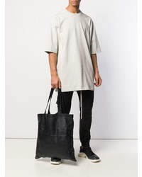 schwarze Shopper Tasche aus Leder von Rick Owens