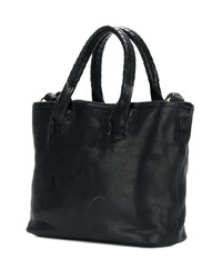 schwarze Shopper Tasche aus Leder von Cornelian Taurus By Daisuke Iwanaga