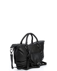 schwarze Shopper Tasche aus Leder von BACCINI