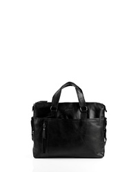 schwarze Shopper Tasche aus Leder von BACCINI