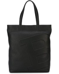 schwarze Shopper Tasche aus Leder von Bally