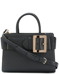 schwarze Shopper Tasche aus Leder von Bally