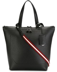 schwarze Shopper Tasche aus Leder von Bally