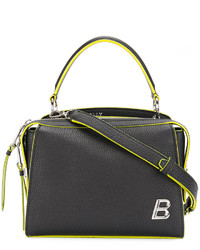 schwarze Shopper Tasche aus Leder von Bally